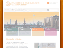 Tablet Screenshot of herrnhuter-in-berlin.de
